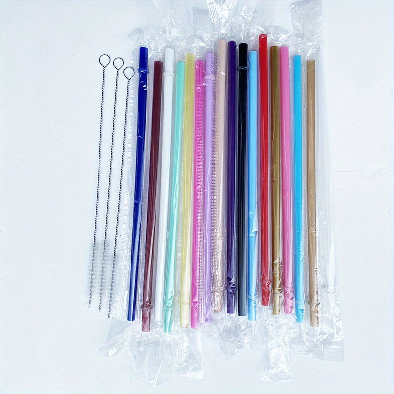 Reusable Straw (12 piece) with cleaning brush