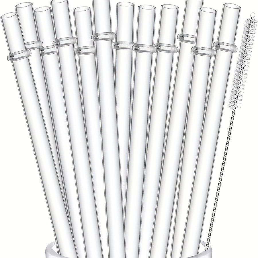 Reusable Straw (12 piece) with cleaning brush